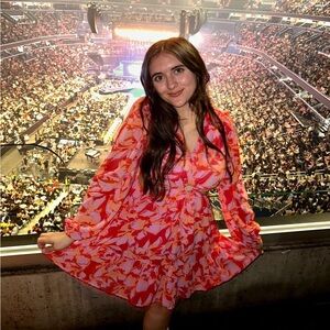 Vibrant Floral Dress